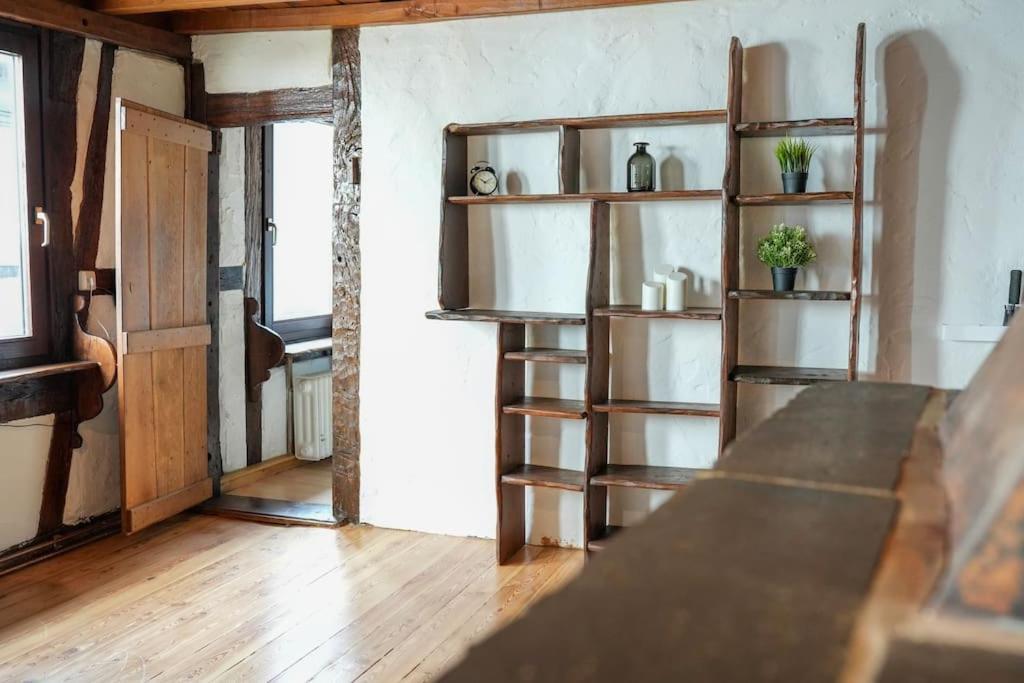 Charmante Fachwerk Wohnung Mit Terrasse In Der Altstadt コブレンツ エクステリア 写真