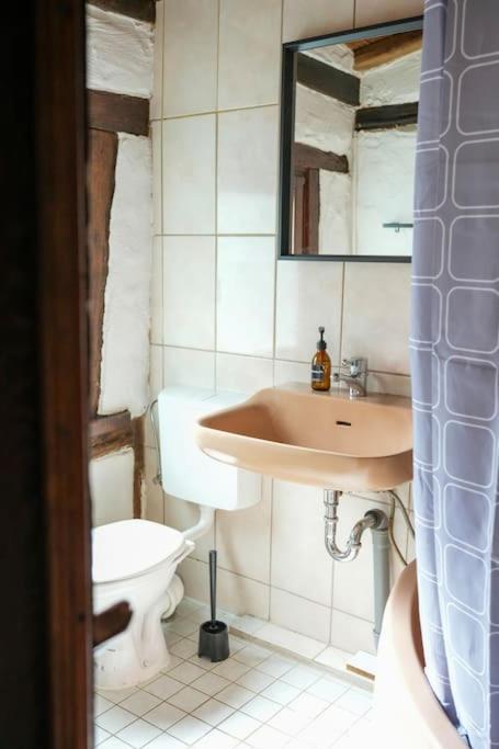 Charmante Fachwerk Wohnung Mit Terrasse In Der Altstadt コブレンツ エクステリア 写真